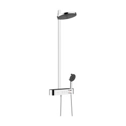 hansgrohe Pulsify Showerpipe 260 2jet EcoSmart with ShowerTablet Select 400 | Duscharmaturen | Hansgrohe