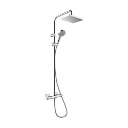hansgrohe Vernis Shape Showerpipe 230 1jet EcoSmart with thermostat | Shower controls | Hansgrohe