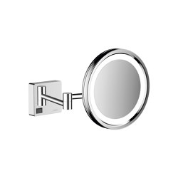 hansgrohe AddStoris Shaving mirror with LED light |  | Hansgrohe