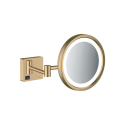 hansgrohe AddStoris Shaving mirror with LED light | Bath mirrors | Hansgrohe