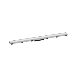 hansgrohe RainDrain Match Finish set shower drain 100 cm with height adjustable frame | Linear drains | Hansgrohe