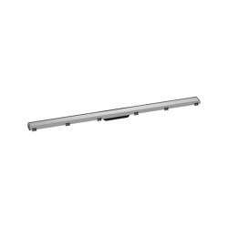 hansgrohe RainDrain Match Finish set shower drain 120 cm with height adjustable frame | Linear drains | Hansgrohe