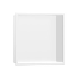 hansgrohe XtraStoris Original Nicho de pared con marco integrado 30 x 30 x 10 cm | Repisas / Soportes para repisas | Hansgrohe
