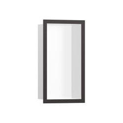 hansgrohe XtraStoris Individual Wall niche Matt White with design frame 30 x 15 x 10 cm | Bath shelves | Hansgrohe
