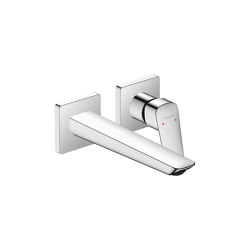 hansgrohe Logis Single lever basin mixer for concealed installation Fine wall-mounted with spout 20,5 cm | Wash basin taps | Hansgrohe