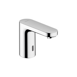 hansgrohe Vernis Blend Mezclador electrónico de lavabo con conexión a red 230 V y regulación de temperatura programable | Wash basin taps | Hansgrohe