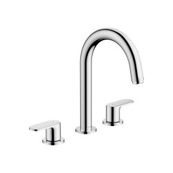 hansgrohe Vernis Blend 3-hole basin mixer with pop-up waste set |  | Hansgrohe