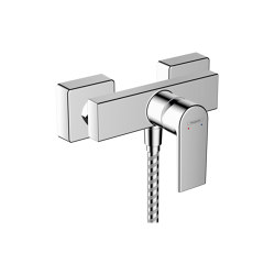 hansgrohe Vernis Shape Single lever shower mixer for exposed installation | Bath taps | Hansgrohe