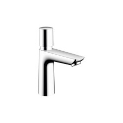 hansgrohe Talis E Self-closing pillar tap for cold water or pre-adjusted water | Wash basin taps | Hansgrohe