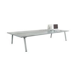 Marina double desk | 4-leg base | extremis