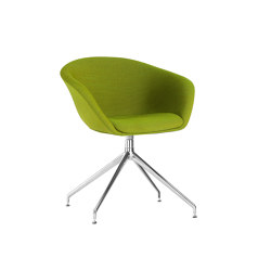 Duna 02 - Trestle swivel, upholsterd | Chairs | Arper