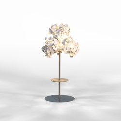 Leaf Lamp Link Tree M w/Round Table | Free-standing lights | Green Furniture Concept