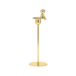 Omini The Thinker Tall Candle Holder | Dining-table accessories | Ghidini1961
