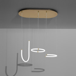 Unseen | Pendant lamp 3 units | Lámparas de suspensión | Petite Friture