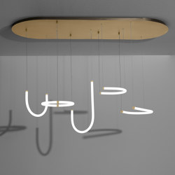 Unseen | Pendant lamp 5 units | Suspended lights | Petite Friture