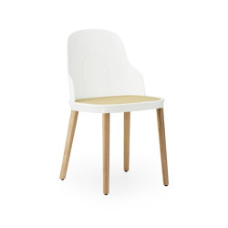 Allez Chair Molded Wicker White Oak | Chairs | Normann Copenhagen