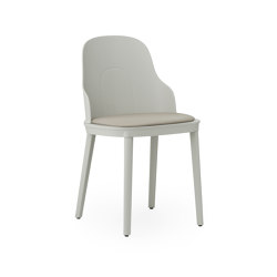 Allez Chair Upholstery Ultra Leather Warm Grey PP | Chaises | Normann Copenhagen