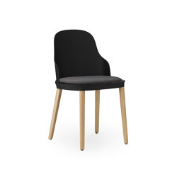 Allez Chair Upholstery Canvas Black Oak | Chairs | Normann Copenhagen