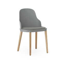 Allez Chair Upholstery Ultra Leather Grey Oak | Chairs | Normann Copenhagen