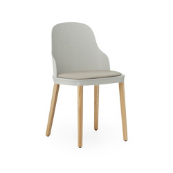 Allez Chair Upholstery Ultra Leather Warm Grey Oak | Chairs | Normann Copenhagen