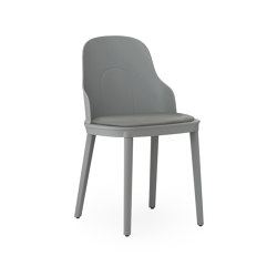 Allez Chair Upholstery Ultra Leather Grey PP | Chaises | Normann Copenhagen