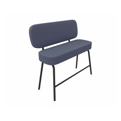 Pully Bench | Bar Seat with backrest | Sitzbänke | Cascando