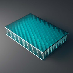 AIR-board® UV PC color light blue | Composite panels | Design Composite