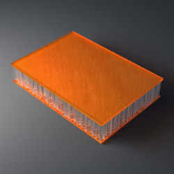chaos AIR-board® UV satin | orange | Composite panels | Design Composite