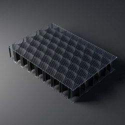 black AIR-board® acoustic | big | Material plastic - core plastic | Design Composite