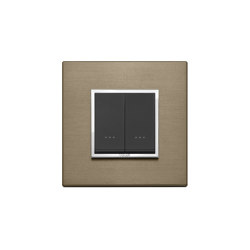 Eikon Evo aluminium dark bronze Switches |  | VIMAR