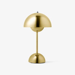 Flowerpot VP9 Brass-Plated | Table lights | &TRADITION