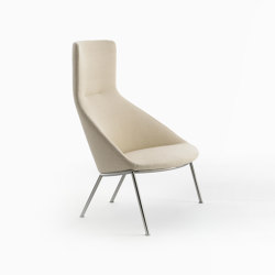 Circa Highback Lounge Chair - Metal base |  | Bensen