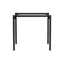 Erik, square | Table Frame, black grey RAL 7021 | Cavalletti | Magazin®