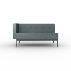 070 | 2-seater sofa with armrest right when seated 140 x 73 cm | Modular seating elements | Artifort