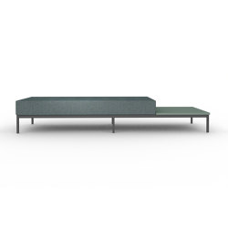070 | Daybed 2.5-seater with table 259 x 73 cm | Modular seating elements | Artifort