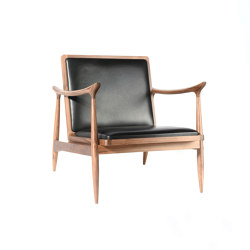 Isac Armchair With Leather | Armchairs | HMD Furniture