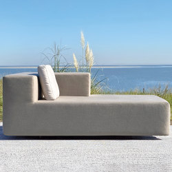 Garden Sofa CHAISE | Sofas | april furniture