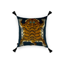 SABER Large Velvet Cushion - Midnight |  | House of Hackney