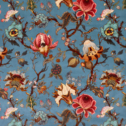 ARTEMIS Velvet - Azure | Drapery fabrics | House of Hackney