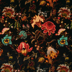ARTEMIS Velvet - Black | Dekorstoffe | House of Hackney