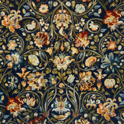 GAIA Velvet - Midnigh | Tissus de décoration | House of Hackney