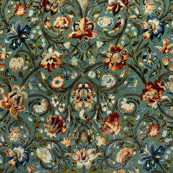GAIA Velvet - Prussian Blue | Drapery fabrics | House of Hackney