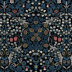 BLACKTHORN Wallpaper - Teal | Revêtements muraux / papiers peint | House of Hackney
