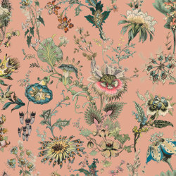 FLORAFANTASIA Wallpaper - Bisque Pink | Wall coverings / wallpapers | House of Hackney