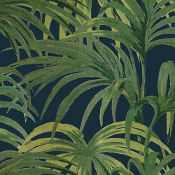 PALMERAL Wallpaper - Midnight & Green |  | House of Hackney
