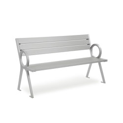 Perisphere aluminum bench | Benches | URBIDERMIS SANTA & COLE
