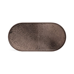 Classic tray collection | Bronze mirror tray - oblong - M | Trays | Ethnicraft
