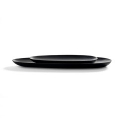 Bowls & Boards | Black Thin Oval boards - mahogany - set of 2 | Dining-table accessories | Ethnicraft