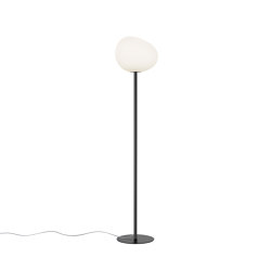 Gregg floor medium high graphite | Free-standing lights | Foscarini