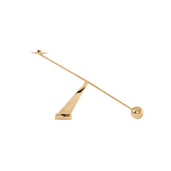 Interconnect Candle Holder | Polished Brass | Dining-table accessories | MENU